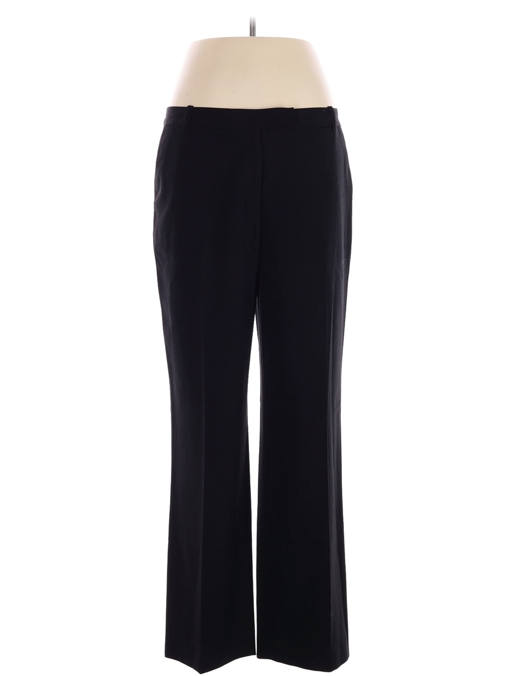 CALVIN KLEIN Black Dress Pants Size 12 Straight Leg